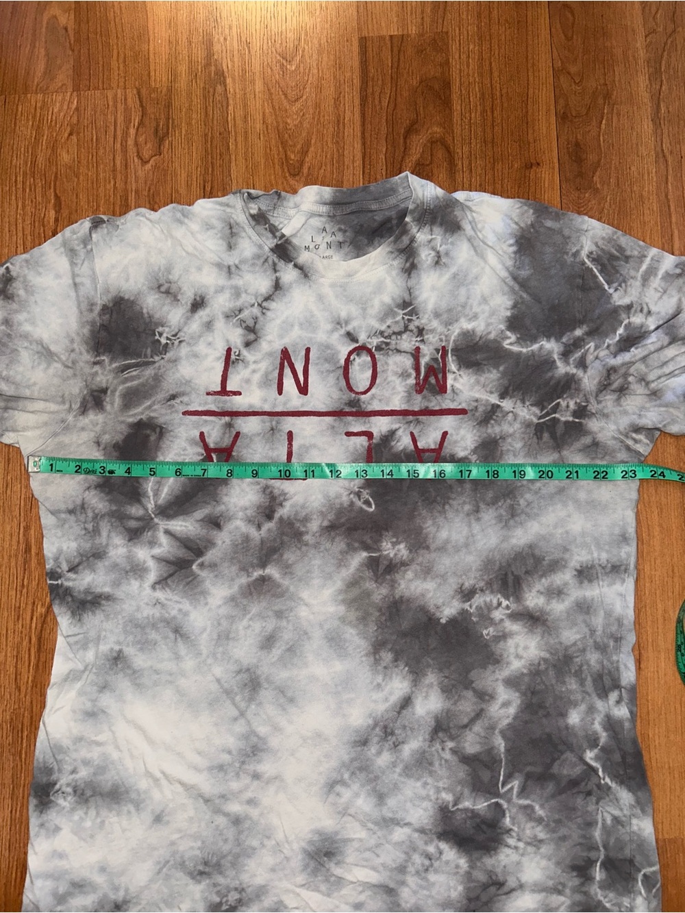 Altamont Grey Tie-Dye T Shirt XL - Picture 5 of 5